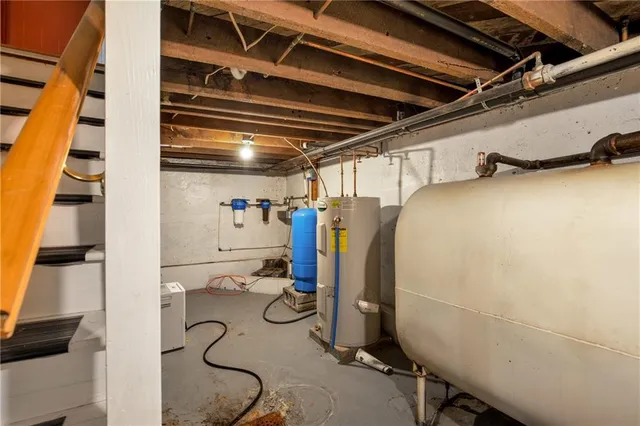 a view of storage and utility room