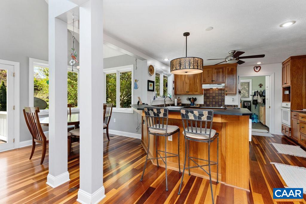 132 Reeds Gap Road Lyndhurst, VA 22952 - Photo 14 of 74 a dining room with furniture and wooden floor