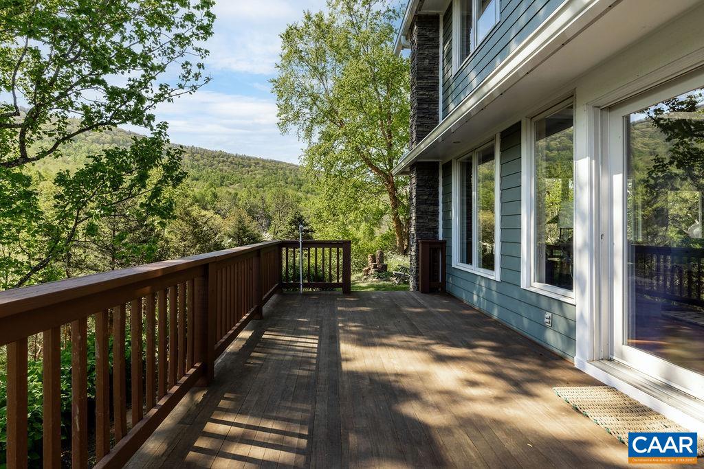 132 Reeds Gap Road Lyndhurst, VA 22952 - Photo 21 of 74 a view of a balcony with wooden floor