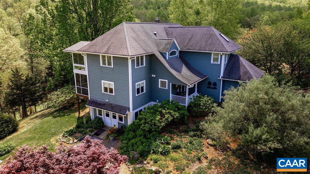 132 Reeds Gap Road Lyndhurst, VA 22952 - Photo 3 of 74 a aerial view of a house with a yard and large tree