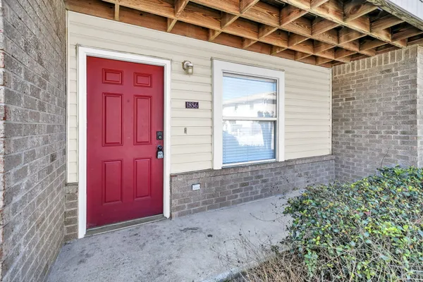 a view of front door