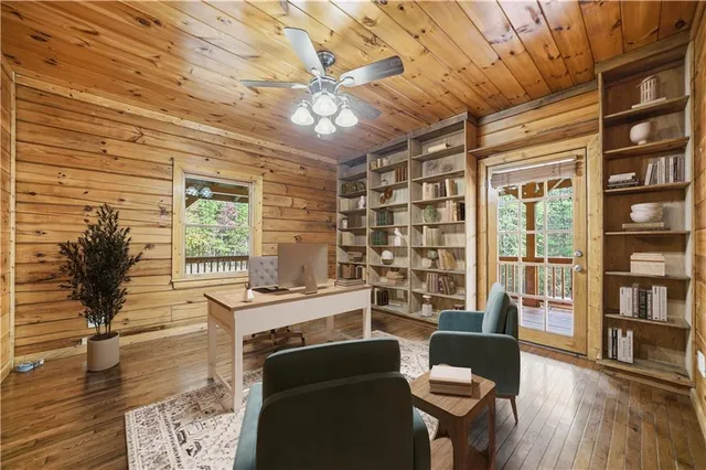 a view of a roof deck