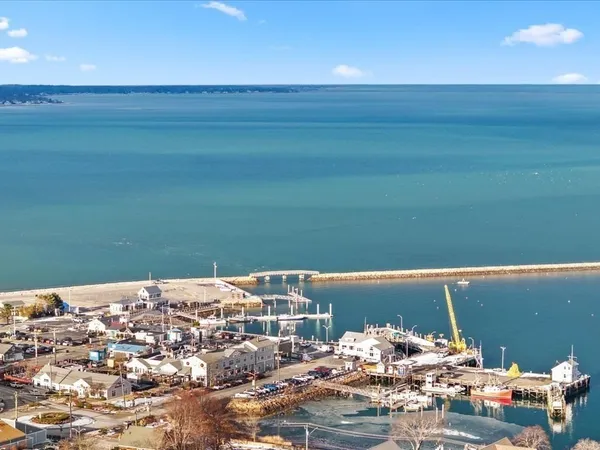 a view of lake and ocean