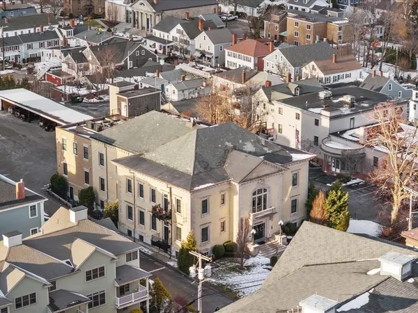 a view of a city with tall buildings