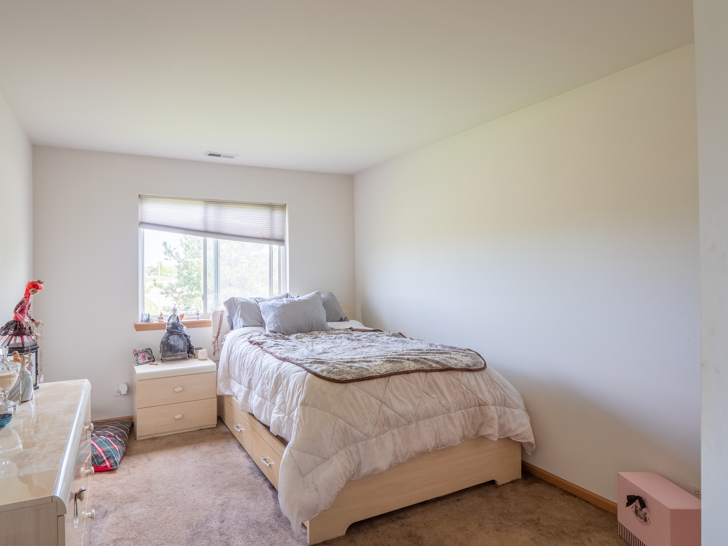26956 West Hemlock Road Channahon, IL 60410 - Photo 12 of 17 a bed sitting in a bedroom next to a window
