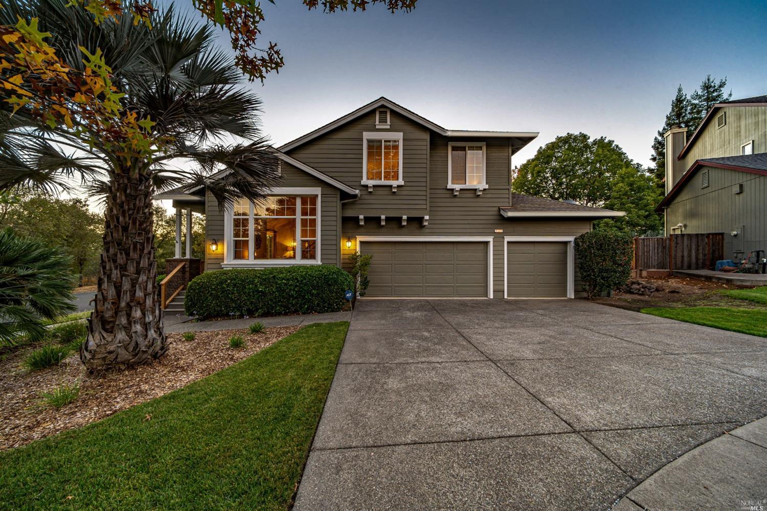 1531 Spirit Hawk Place Santa Rosa, CA 95409 - Photo 1 of 1 a front view of a house with a yard and garage