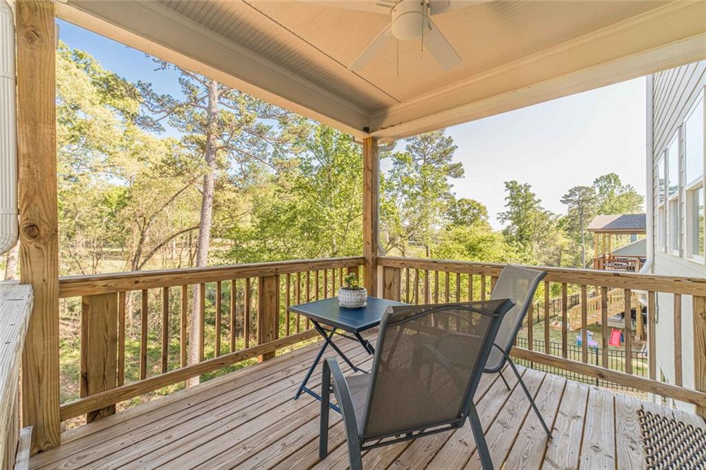4070 Links Boulevard Jefferson, GA 30549 - Photo 19 of 46 a view of a two chair in the balcony
