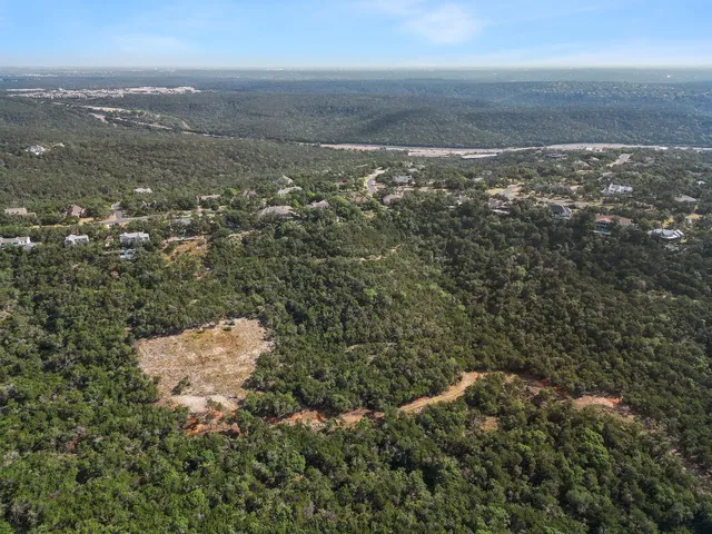a view of city and mountain
