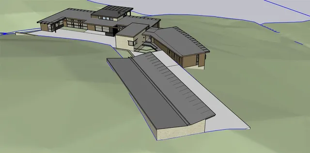 a view of a staircase