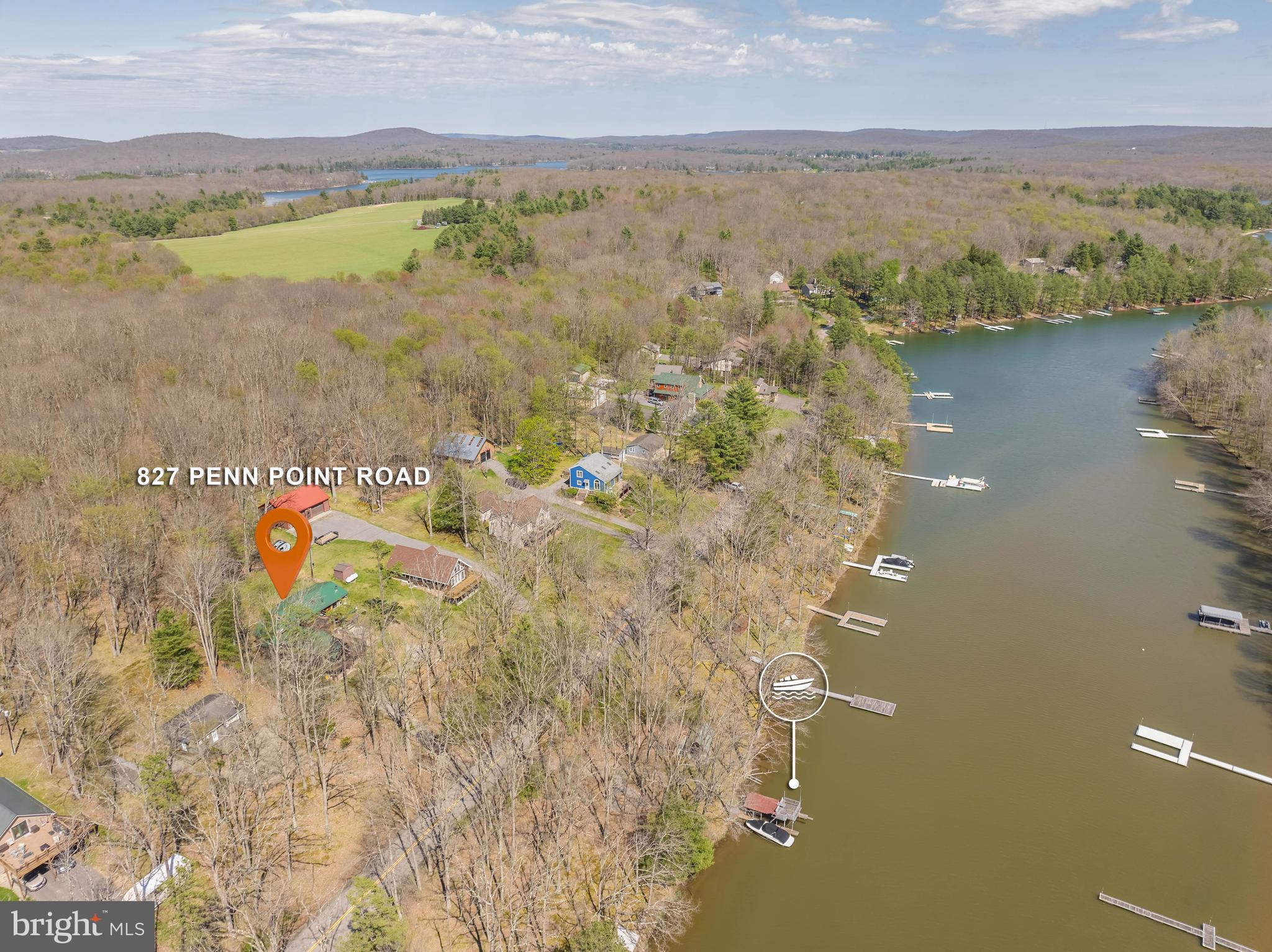 827 Penn Point Road Oakland, MD 21550 - Photo 63 of 64 a view of lake and mountain