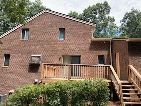 489 Old Camp Road Denton, NC 27239 - Photo 5 of 21 left side deck from breakfast/kitchen area
