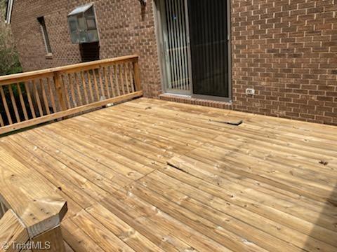 489 Old Camp Road Denton, NC 27239 - Photo 6 of 21 side deck from garage