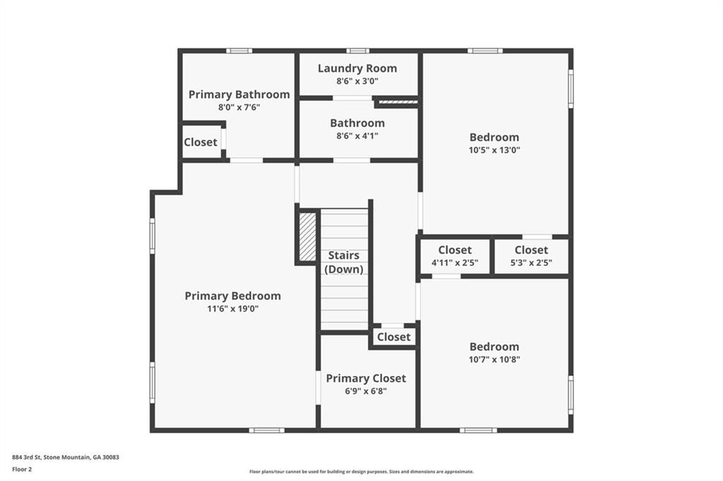 884 3rd Street Stone Mountain, GA 30083 - Photo 11 of 26 a picture of a book and a bed