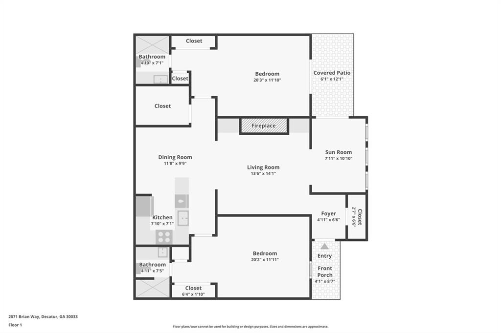 2071 Brian Way Decatur, GA 30033 - Photo 2 of 28 a picture of a floor plan