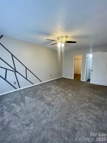 a view of a bedroom from window