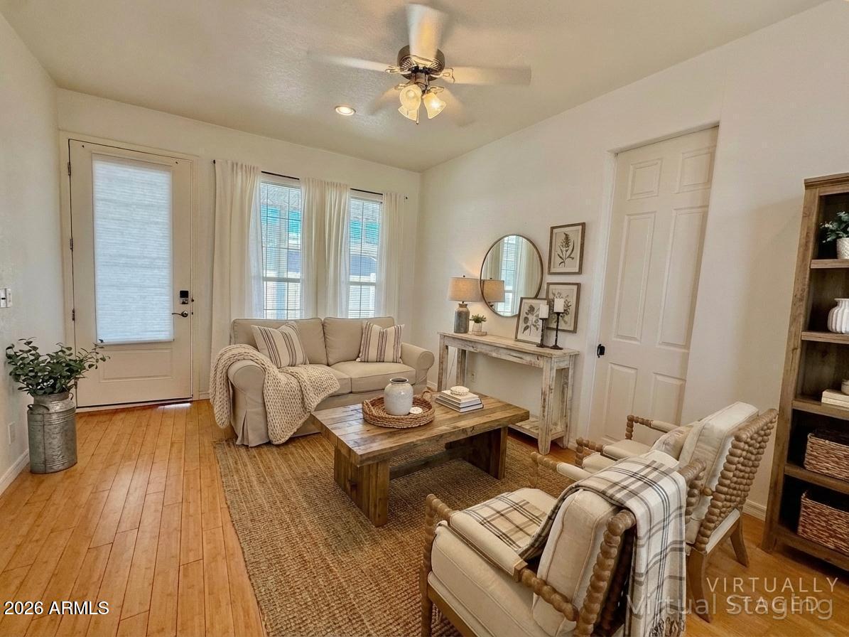 201 South Greenfield Road, Unit 58 Mesa, AZ 85206 - Photo 3 of 40 Virtually Staged Living Room