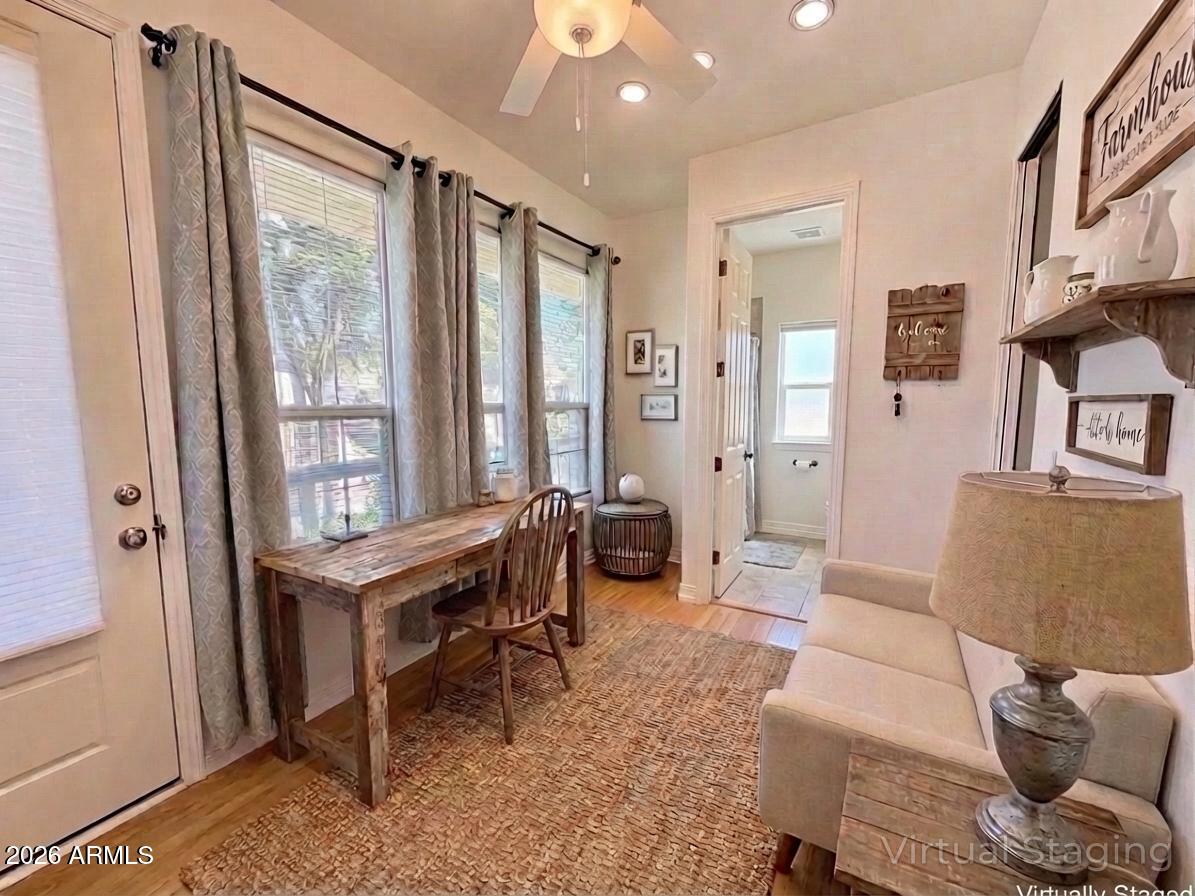 201 South Greenfield Road, Unit 58 Mesa, AZ 85206 - Photo 4 of 40 Virtually staged Front Bedroom