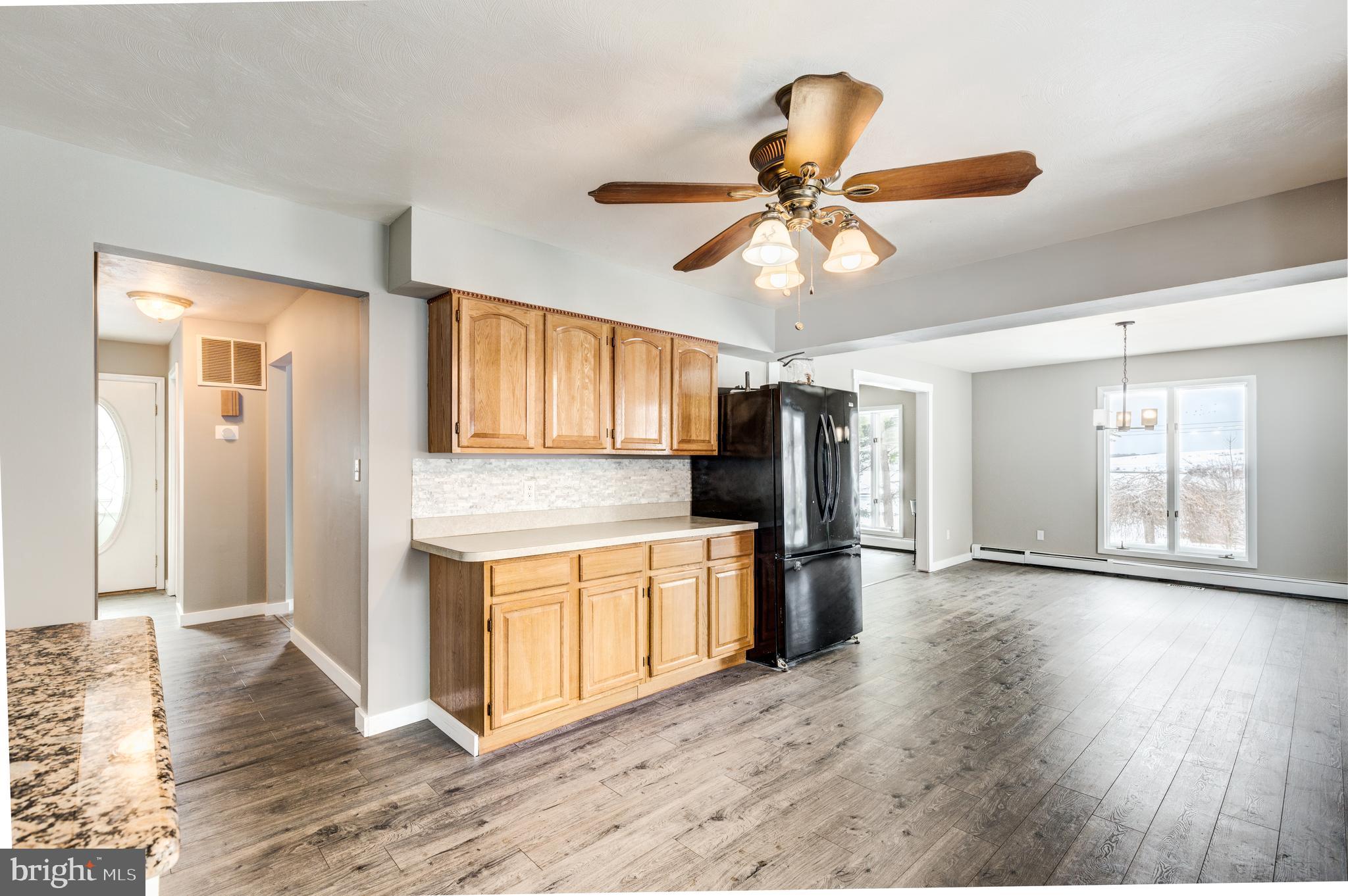 1681 Old Manchester Road Westminster, MD 21157 - Photo 7 of 56 Large Open Kitchen Dining Area with new flooring