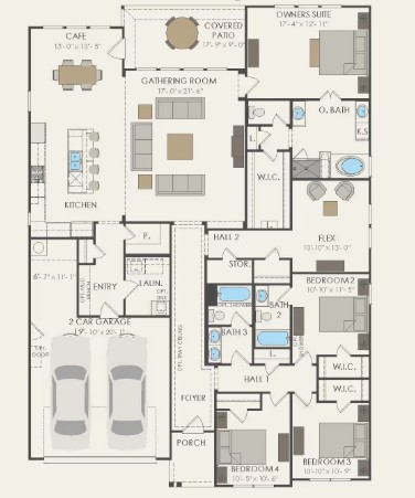 5905 Kalb Road Pflugerville, TX 78660 - Photo 2 of 7 Pulte Homes, Boling/TR201 floor plan