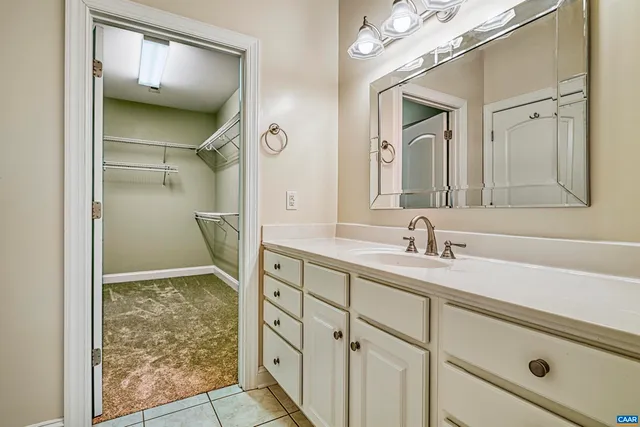 a view of hallway with shower