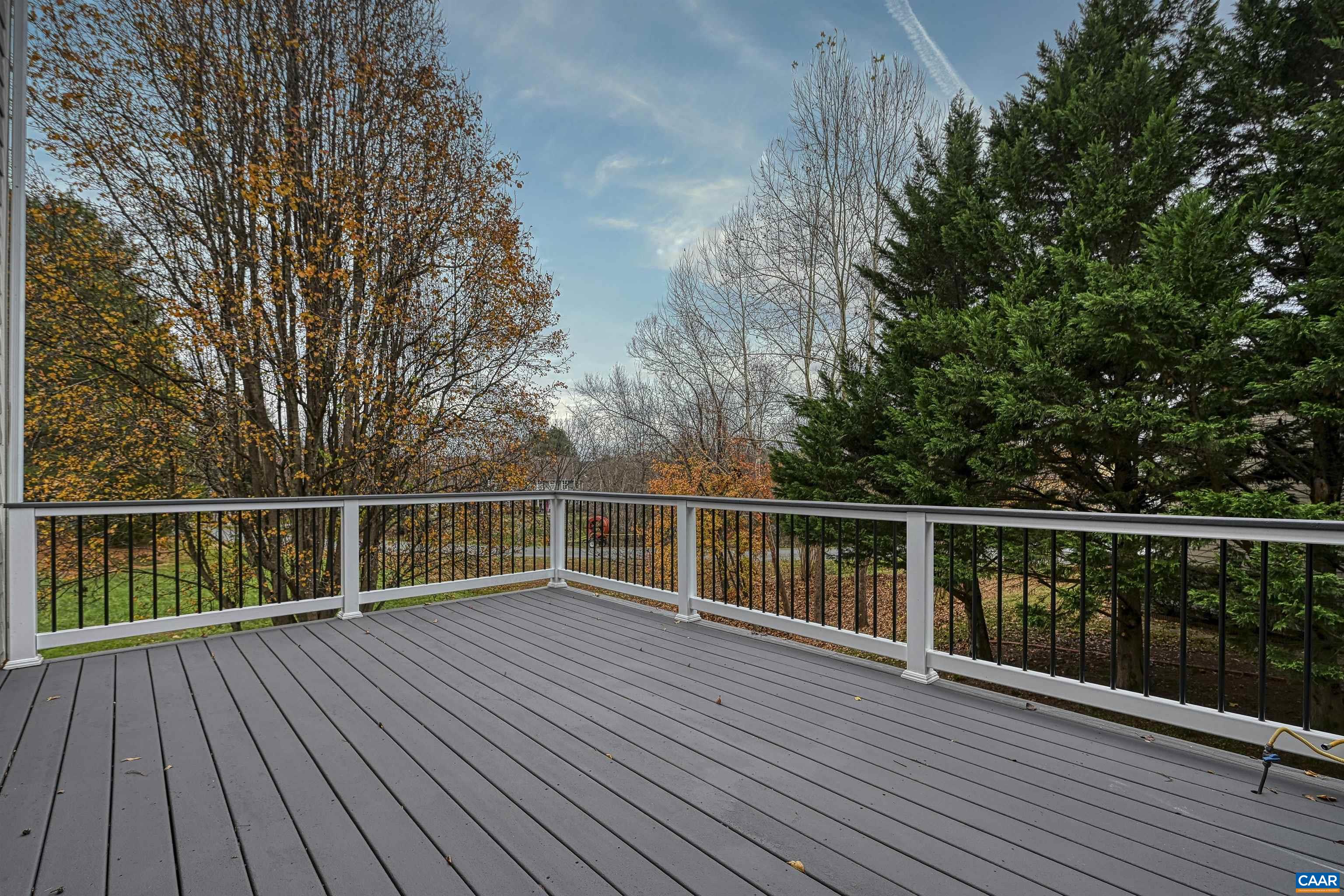 4885 Mechums River Road Charlottesville, VA 22901 - Photo 62 of 72 a view of balcony with wooden floor and fence