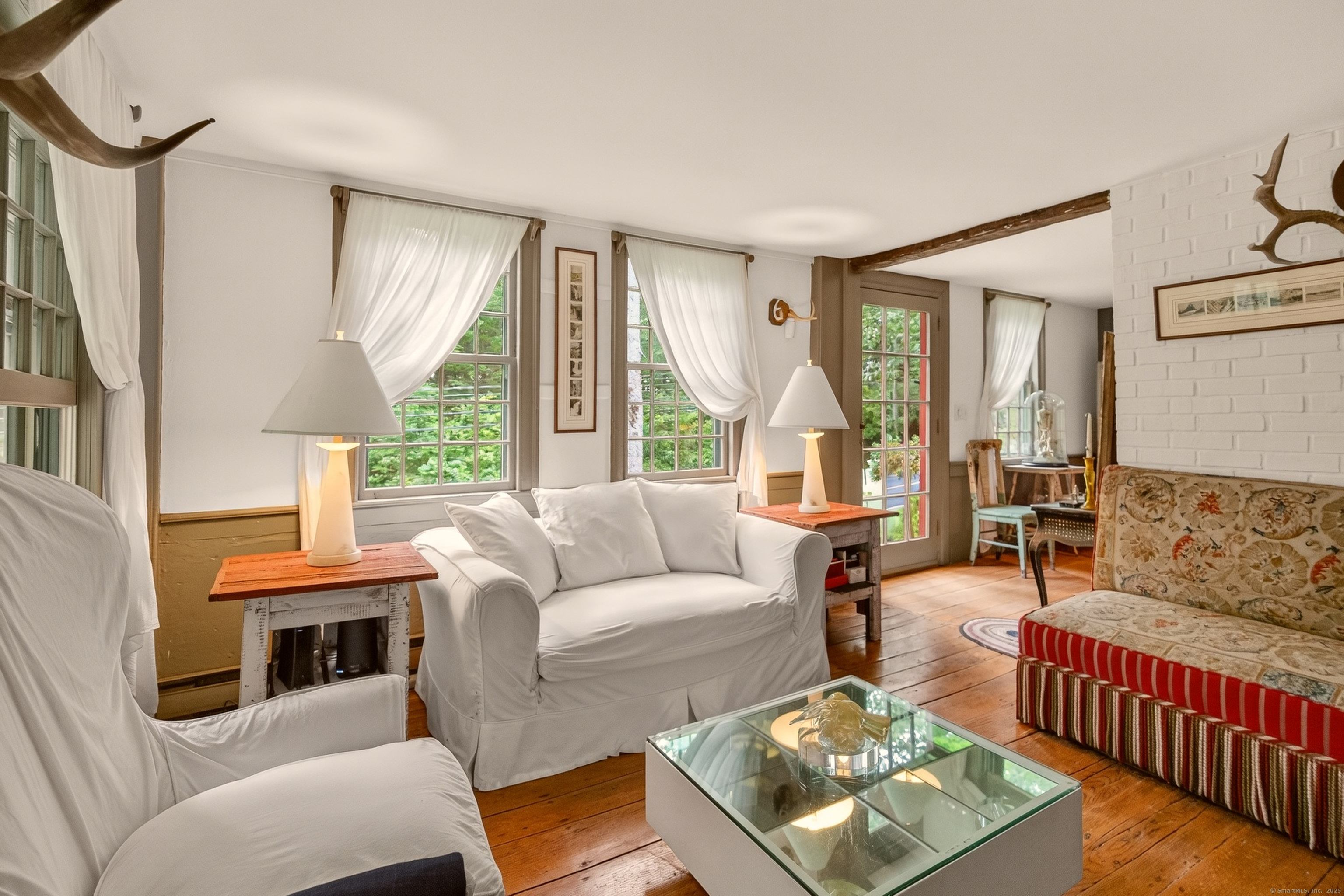 50 Southbury Road Roxbury, CT 06783 - Photo 10 of 31 a living room with furniture and a large window