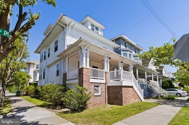 a front view of a building