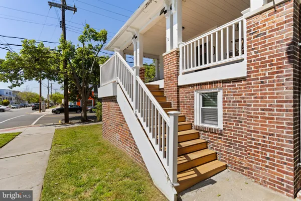 a view of front door and deck