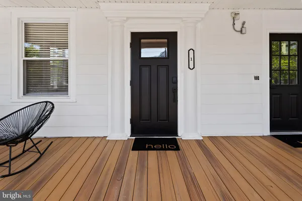 a view of wooden floor in a house