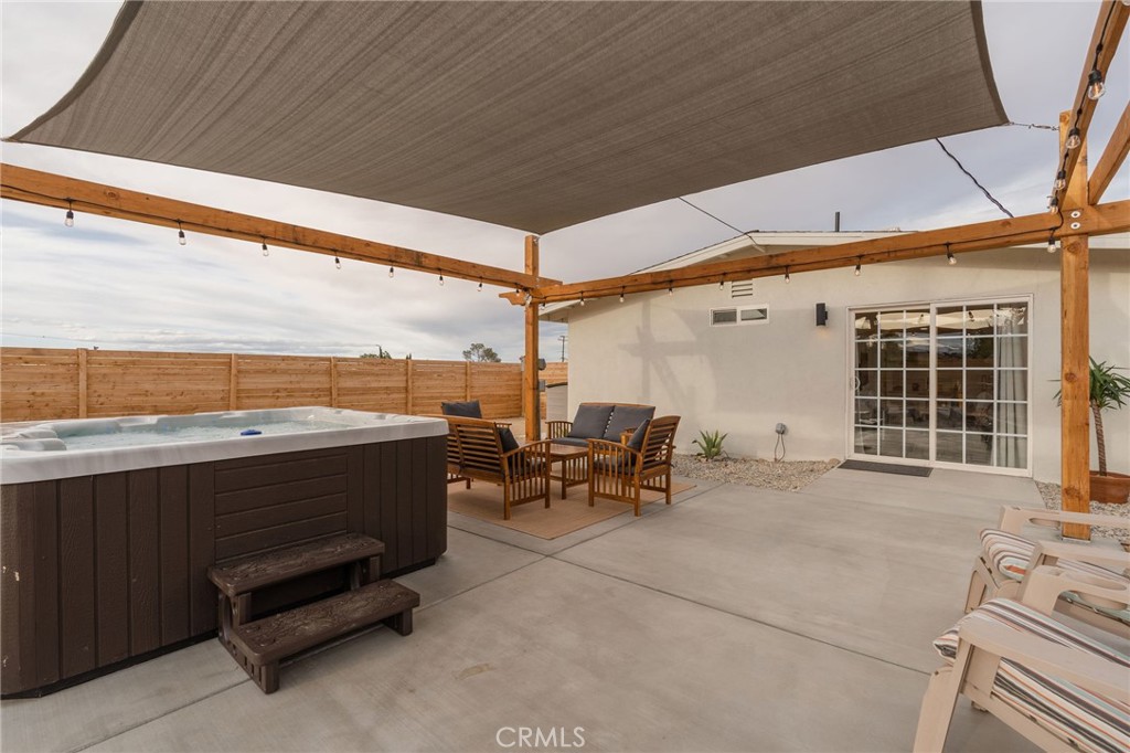 62046 Mountain View Circle Joshua Tree, CA 92252 - Photo 45 of 69 a view of outdoor space with seating area