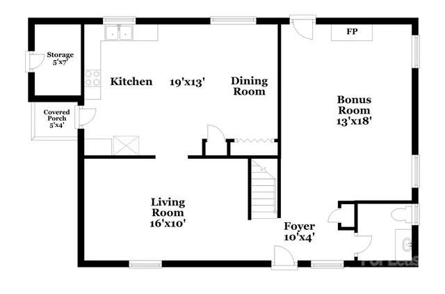 a picture of a park with a white and white wall