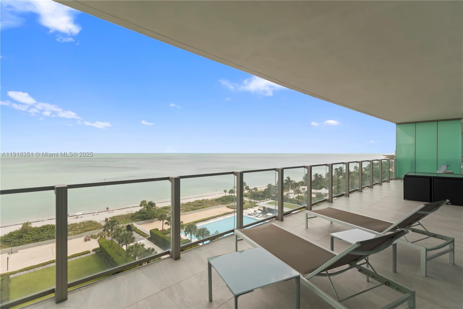 350 Ocean Drive, Unit 904N Key Biscayne, FL 33149 - Photo 11 of 40 a view of a balcony with chairs
