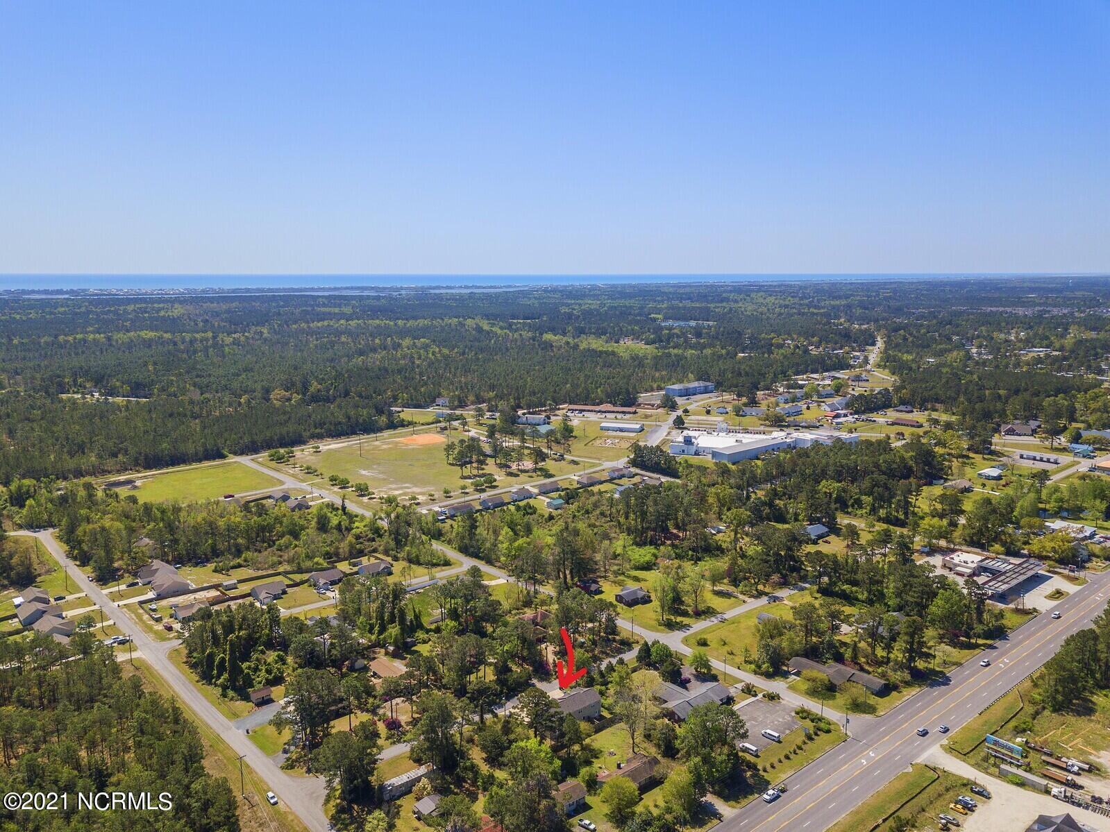 511 North Green Street Holly Ridge, NC 28445 - Photo 29 of 29 Drone Aerial