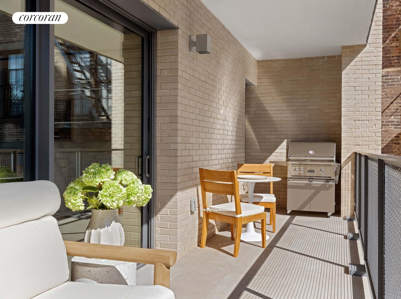 181 MacDougal Street, Unit 4A Manhattan, NY 10011 - Photo 5 of 17 a backyard of a house with outdoor seating