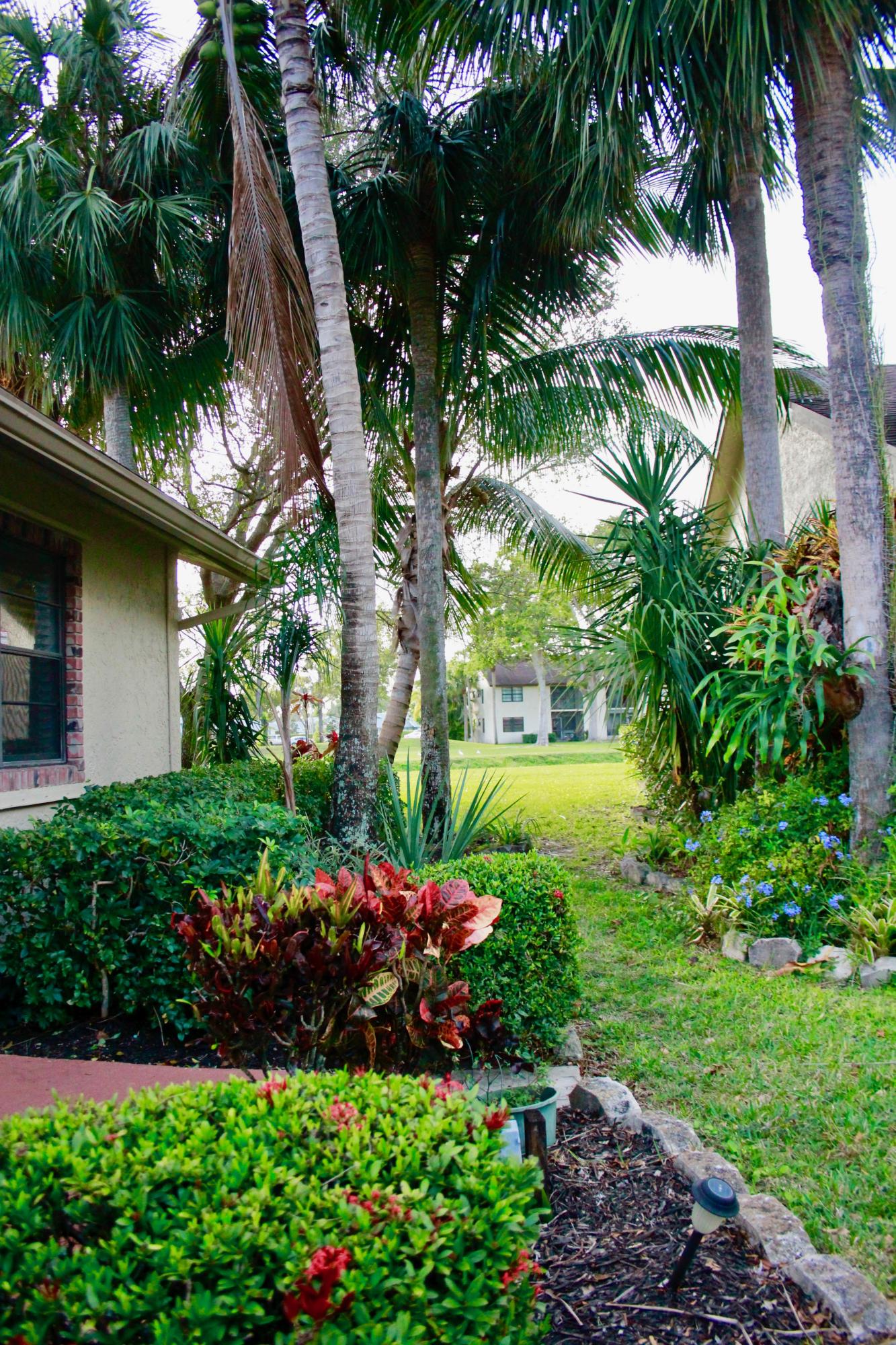 8986 Southwest 19th Street, Unit B Boca Raton, FL 33433 - Photo 49 of 55 a view of a garden with plants