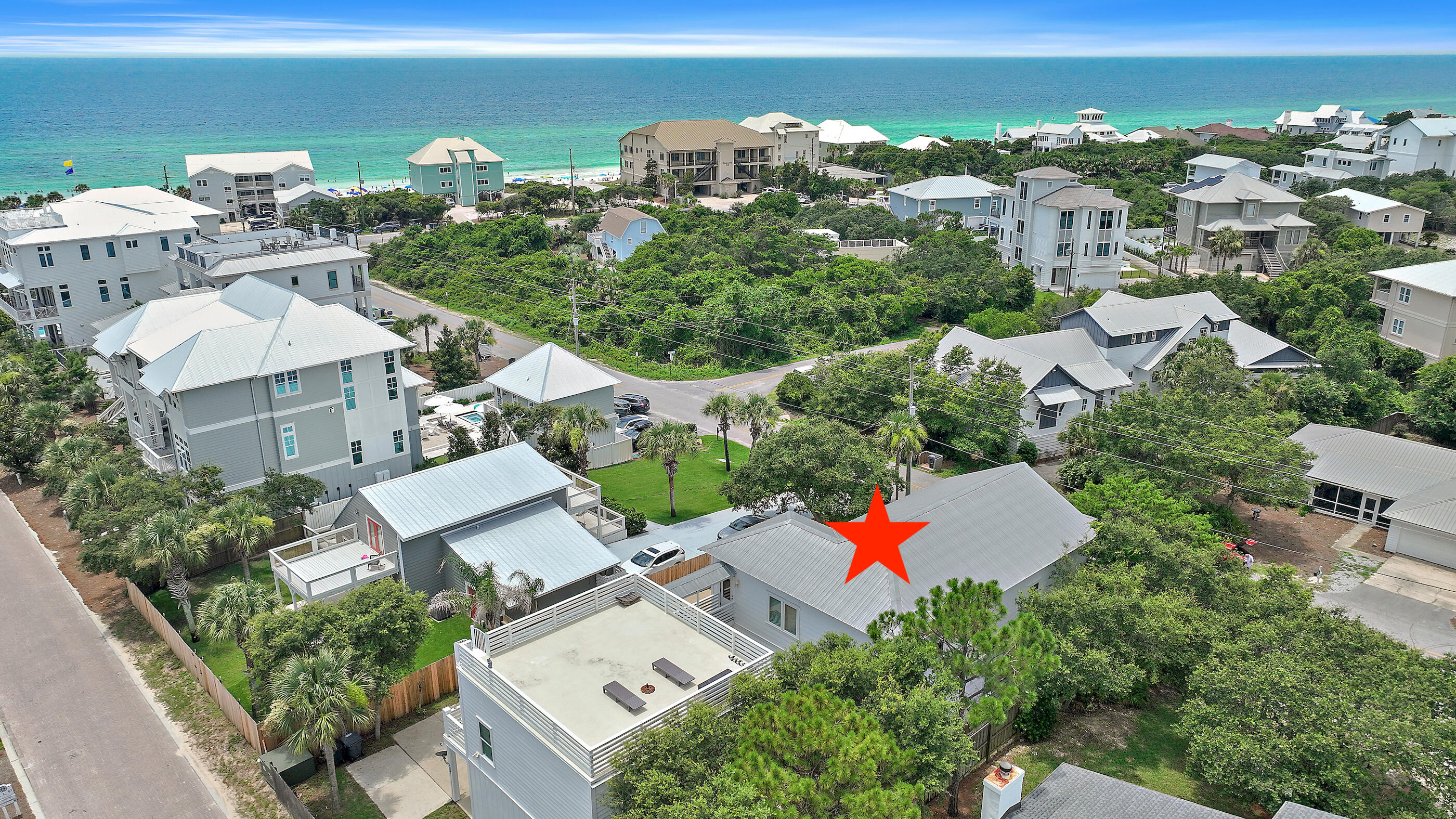 96 Hilltop Drive Santa Rosa Beach, FL 32459 - Photo 3 of 50 an aerial view of residential houses with outdoor space