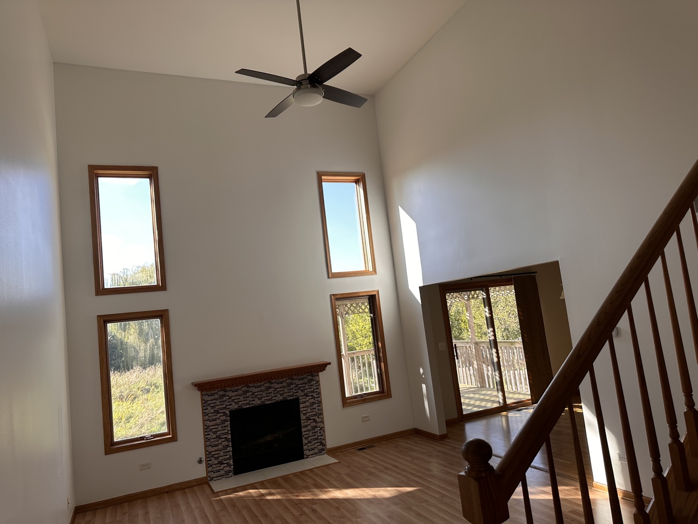 26358 South Evergreen Lane Channahon, IL 60410 - Photo 19 of 28 a view of an entryway with a window and wooden floor