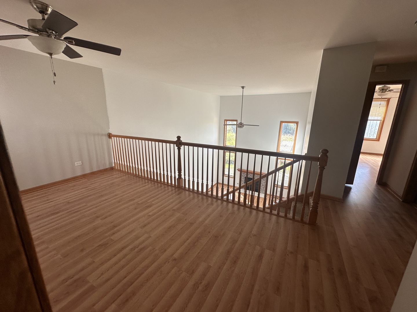 26358 South Evergreen Lane Channahon, IL 60410 - Photo 25 of 28 a view of a hallway with wooden floor