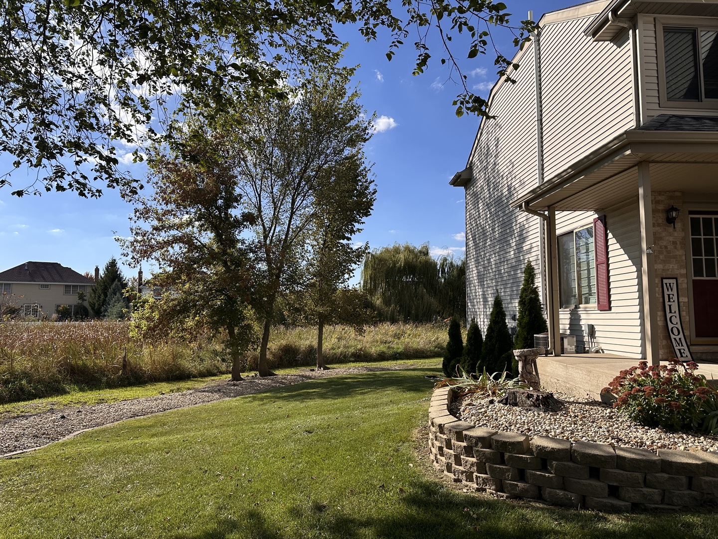 26358 South Evergreen Lane Channahon, IL 60410 - Photo 4 of 28 a view of a house with a yard