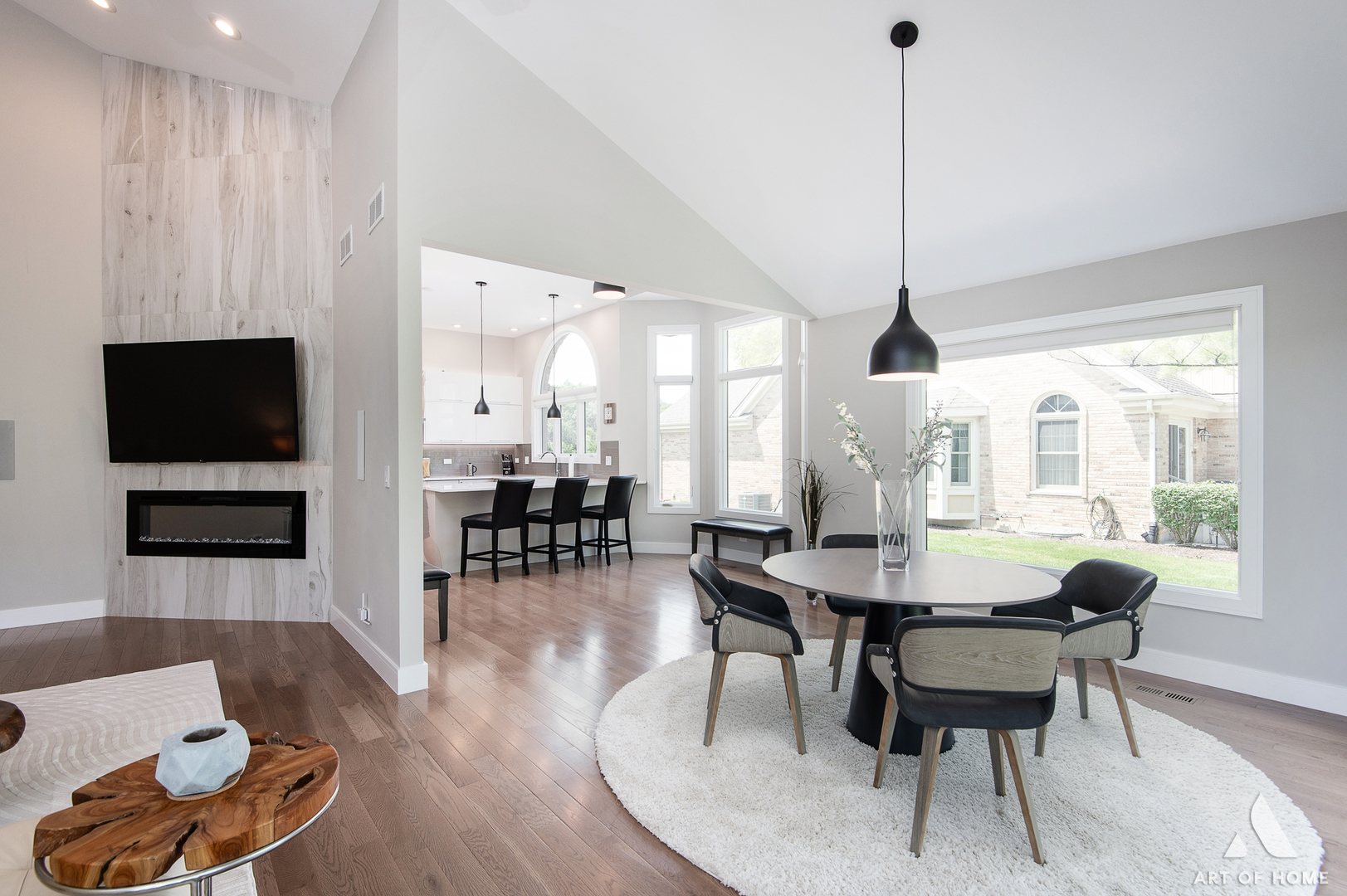 10646 Golf Road Orland Park, IL 60462 - Photo 17 of 55 a view of a dining room with furniture window and wooden floor