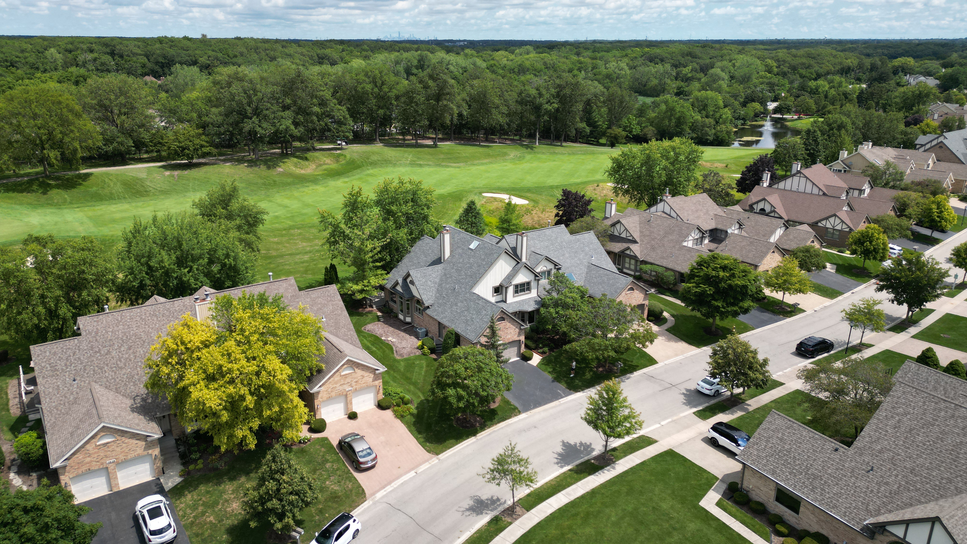 10646 Golf Road Orland Park, IL 60462 - Photo 3 of 55 an aerial view of a house with a yard