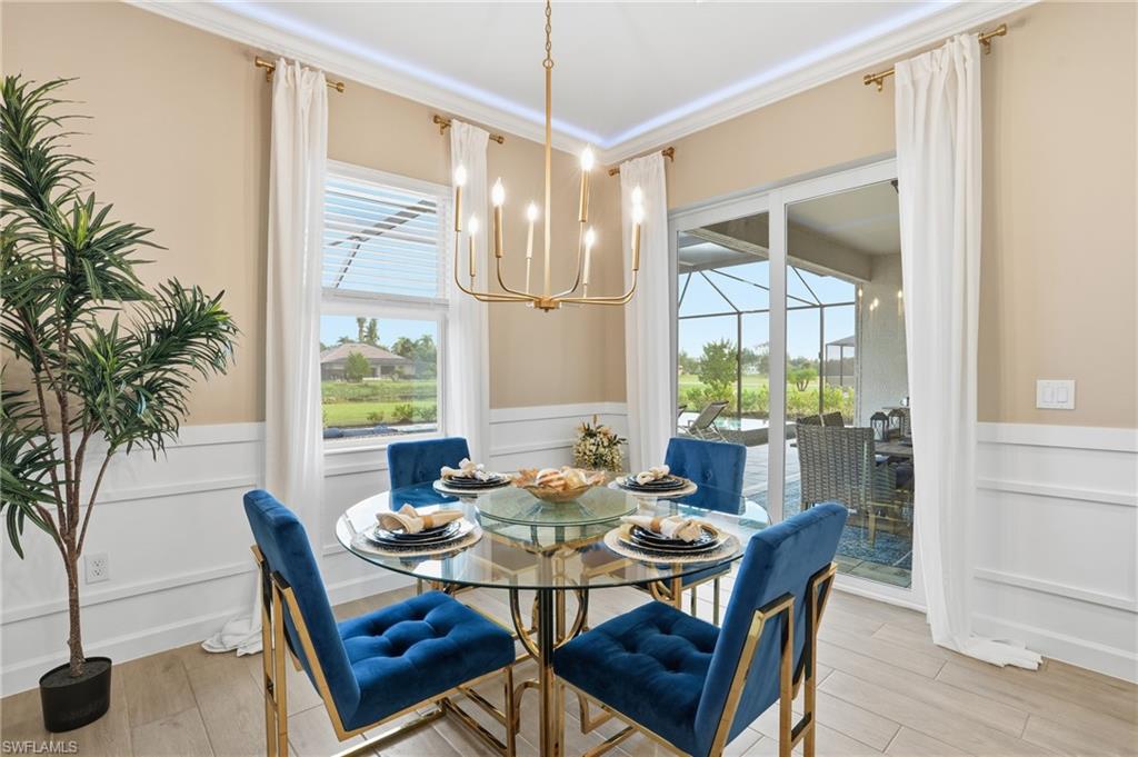 17120 Serengeti Circle Alva, FL 33920 - Photo 17 of 50 a view of a dining room with furniture window and outside view