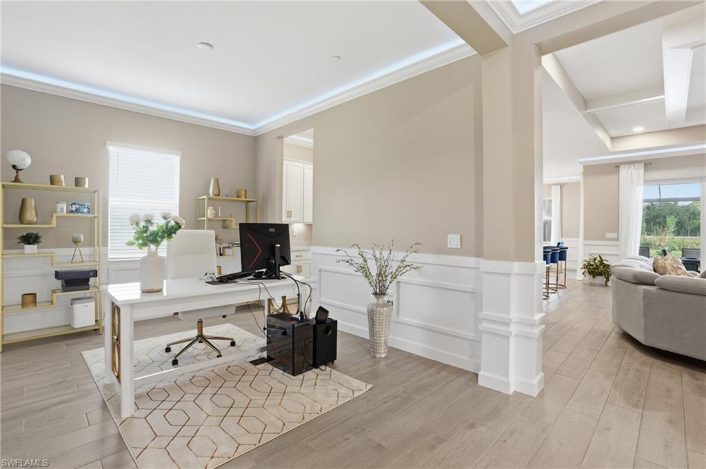 17120 Serengeti Circle Alva, FL 33920 - Photo 19 of 50 a living room with furniture and a flat screen tv