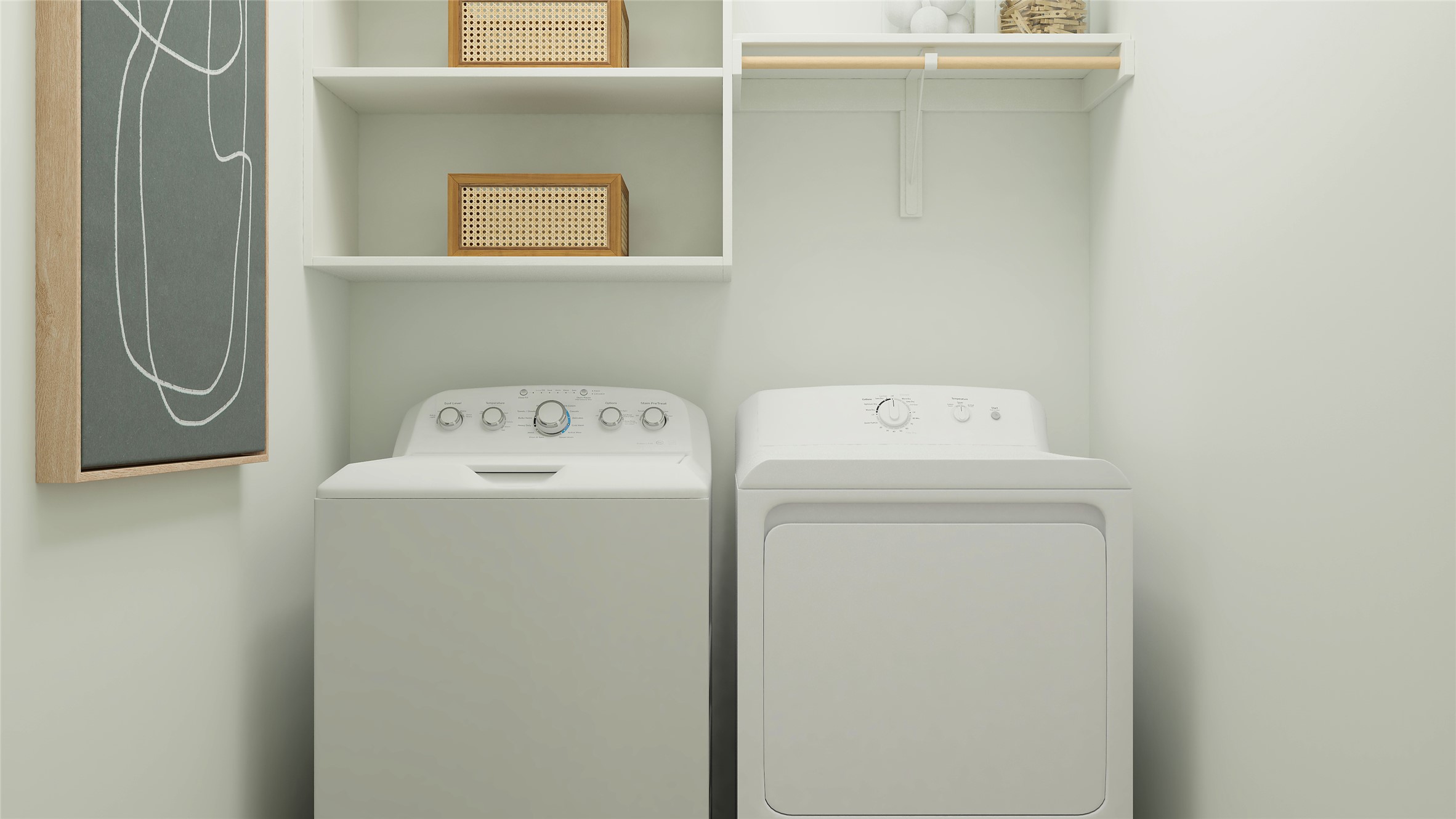 17917 Nashville Warbler Road Pflugerville, TX 78660 - Photo 15 of 24 a utility room with dryer and washer
