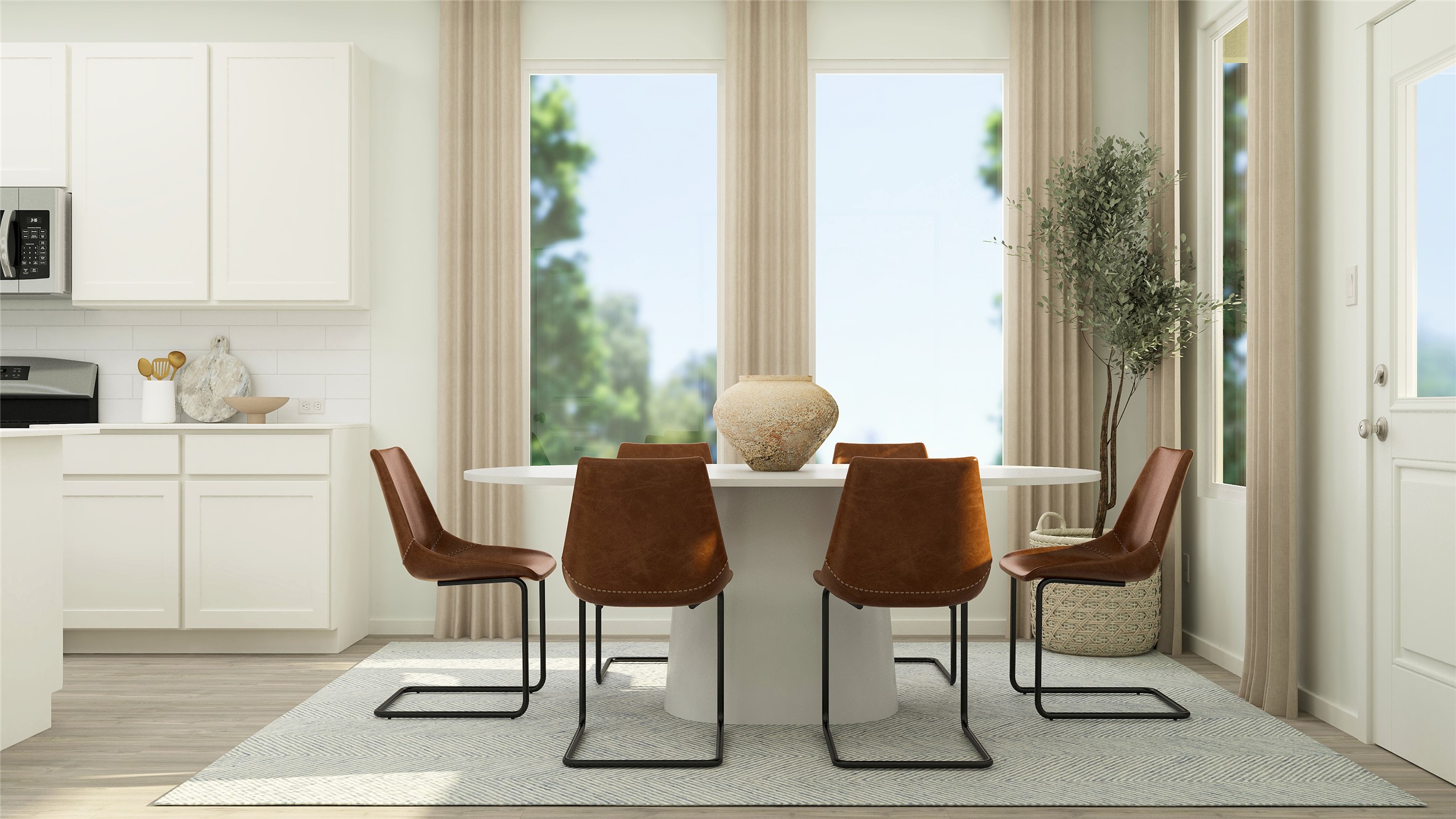 17917 Nashville Warbler Road Pflugerville, TX 78660 - Photo 7 of 24 a dining room with furniture and a window