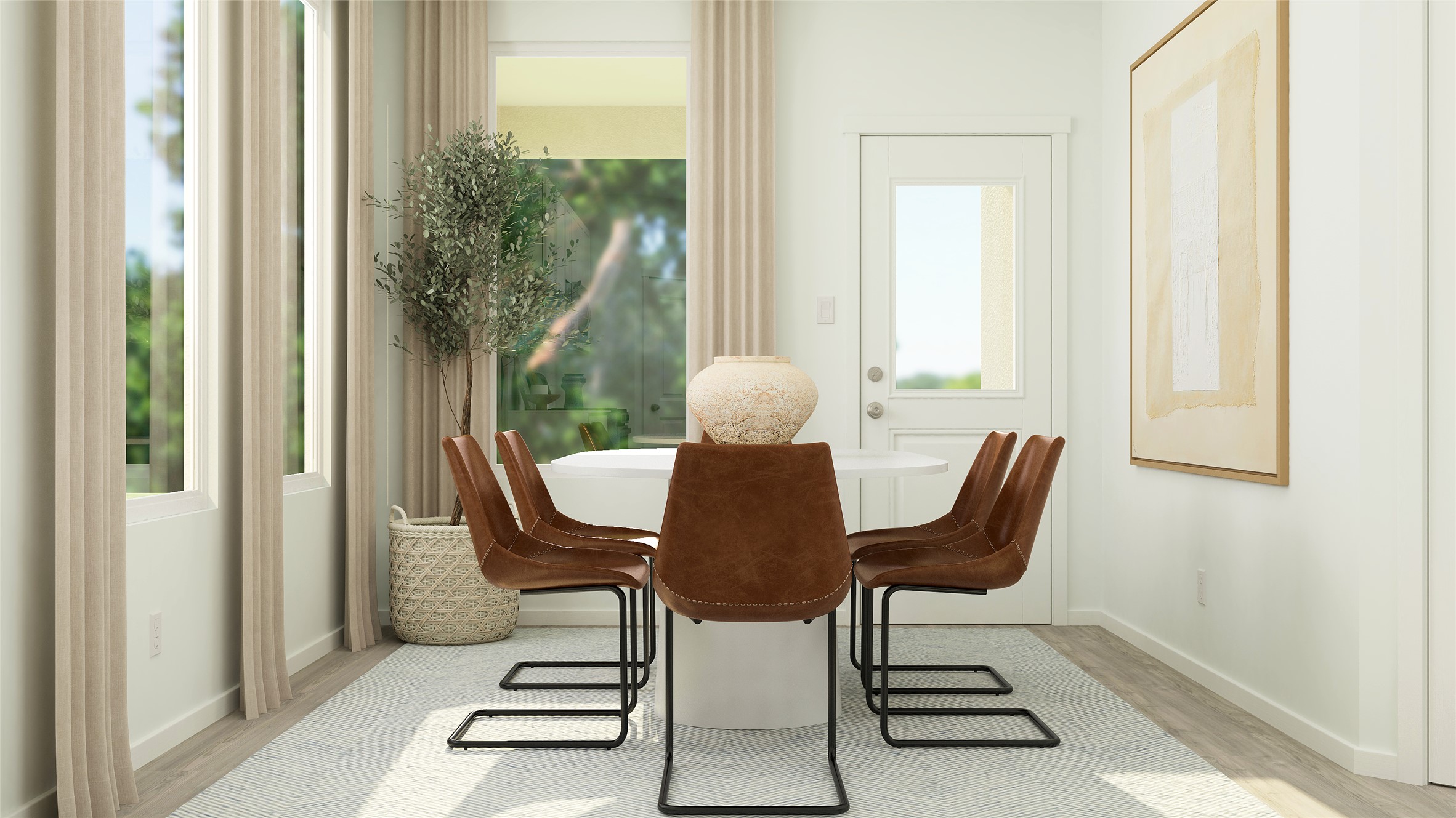 17917 Nashville Warbler Road Pflugerville, TX 78660 - Photo 8 of 24 a view of a workspace with furniture and a window