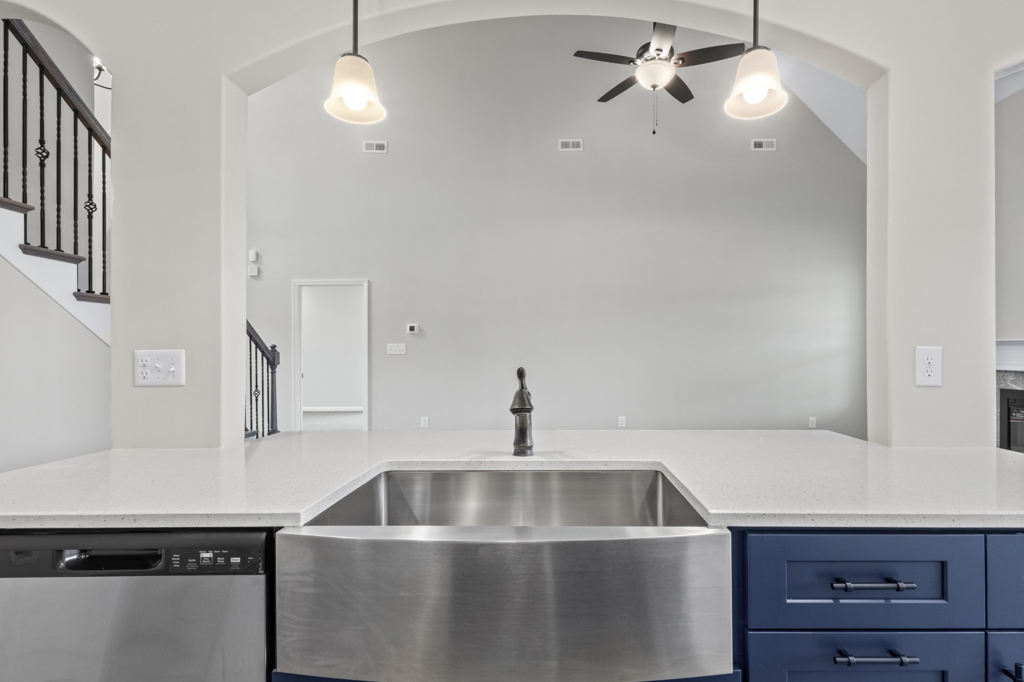 1173 Juniper Pass Clarksville, TN 37043 - Photo 16 of 51 a kitchen with a sink and a refrigerator