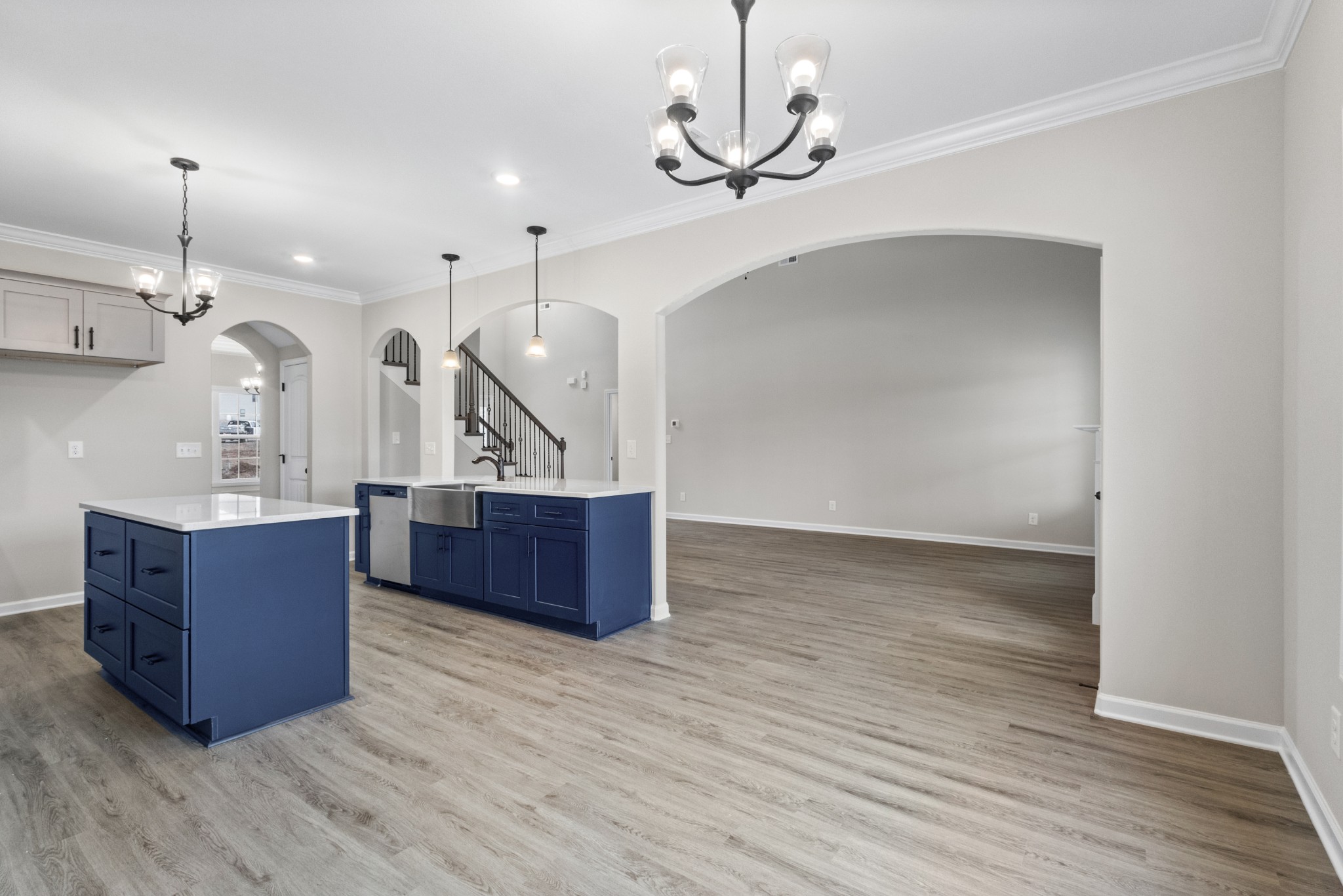 1173 Juniper Pass Clarksville, TN 37043 - Photo 19 of 51 a view of living room with wooden floor
