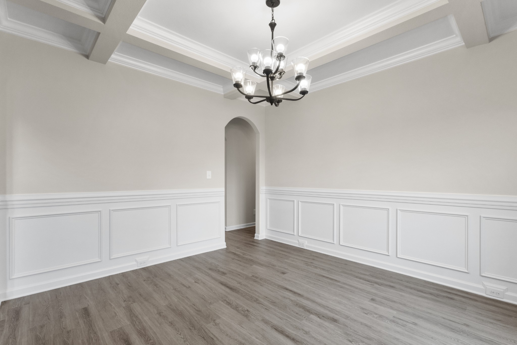 1173 Juniper Pass Clarksville, TN 37043 - Photo 21 of 51 a view of an empty room with wooden floor