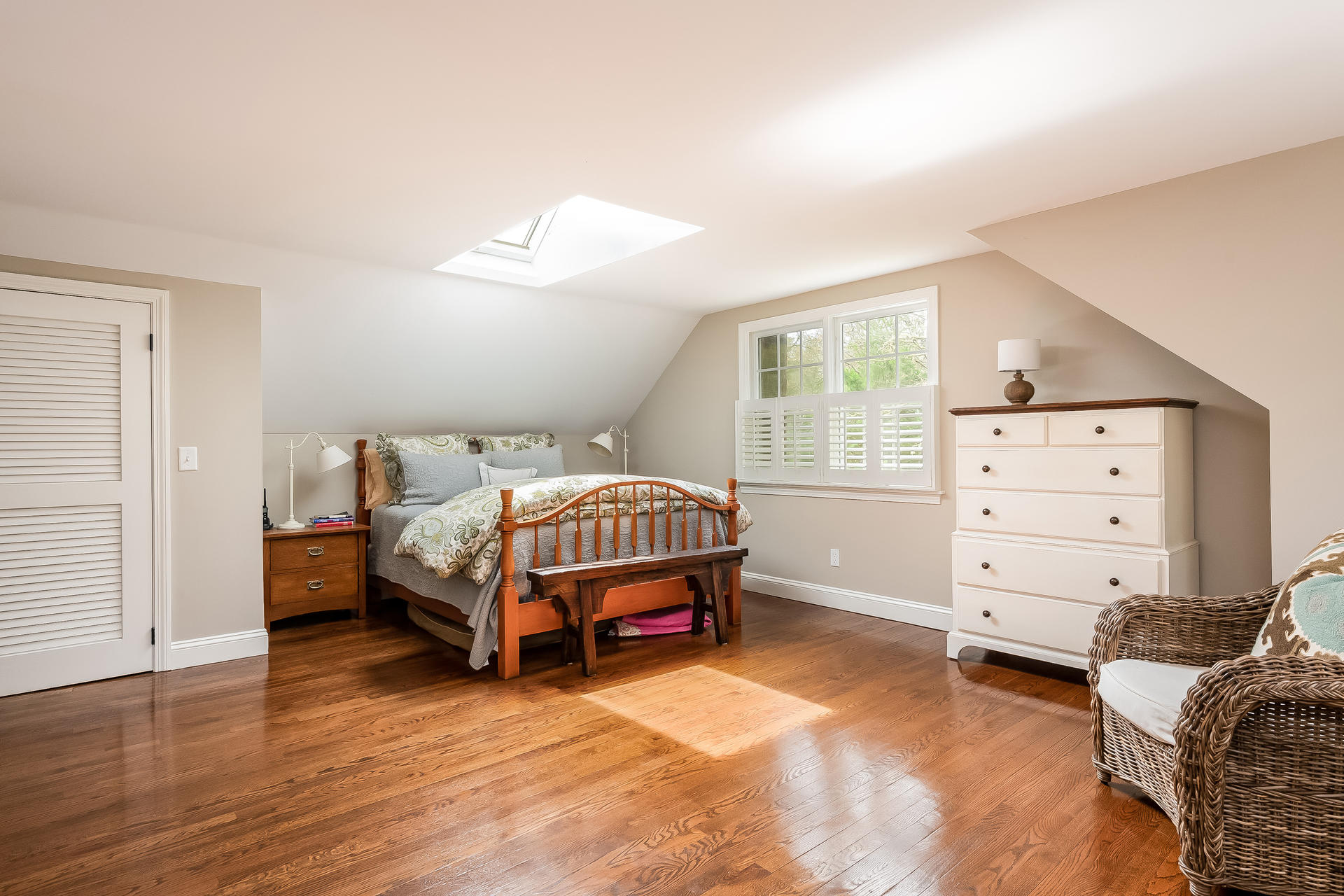 44 Cedarwood Road Cotuit, MA 02635 - Photo 12 of 19 a bedroom with a bed and a window